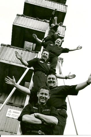 Hawick Red Watch - Ian Young's last night 26/04/09